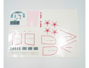 Freewing Yak-130 Grey 90mm EDF Decal Set